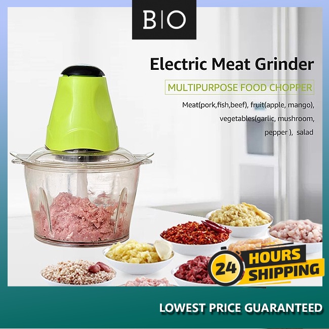 READY STOCKGRIMO Animora Automatic Electric Meat Grinder Mincer  Chopper Slicer Vegetables Fruits Kitchen