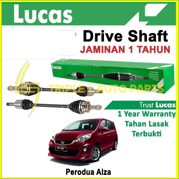Perodua Alza 2014 2022 Original Lucas Drive Shaft 1 Year Warranty