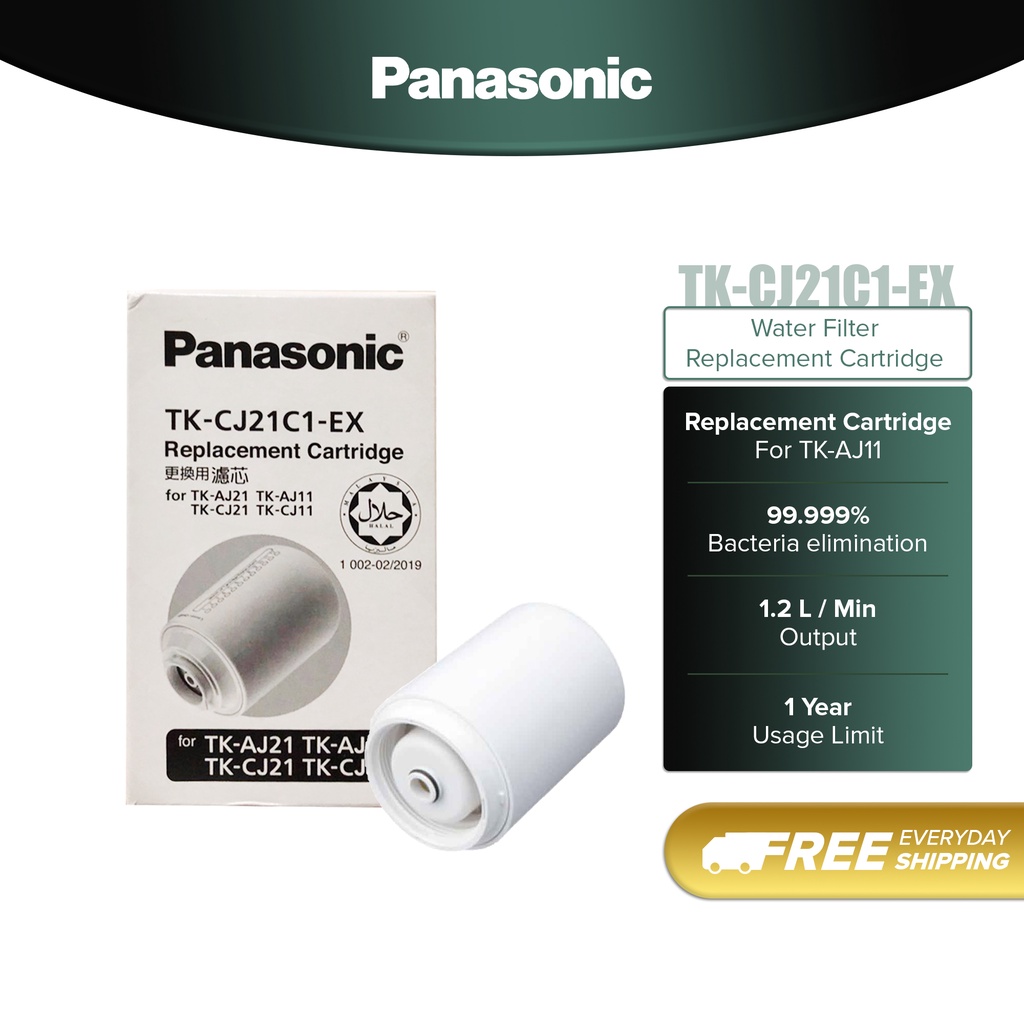 Panasonic Water Filter Replacement Cartridge For TKAJ11,Removes 9