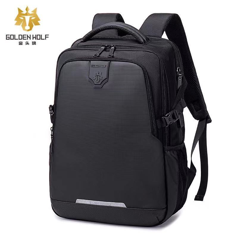 Golden Wolf Hansum Backpack USB Charging Port Big Capacity Laptop ...