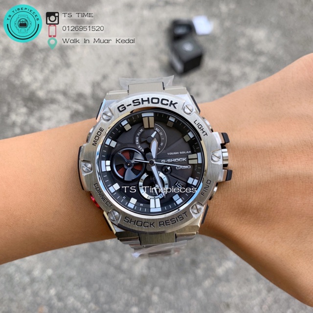 新品 CASIO G-SHOCK GST-B100D-1A 腕時計(アナログ