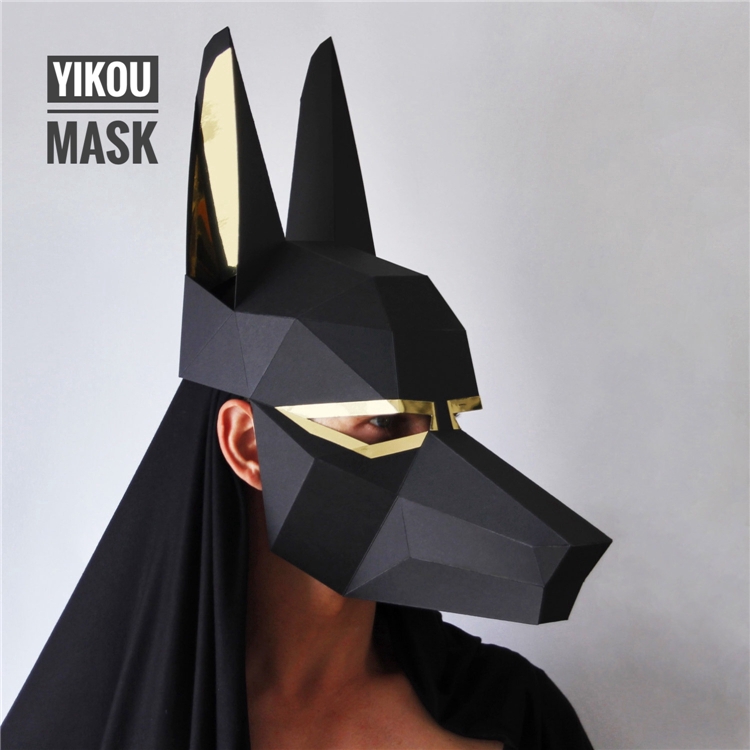 Bw Available Anubis Creative Mask Headgear Paper Diy Hand Made Personality Cool Handsome Masked Singer Dance Bp4 Shopee Malaysia