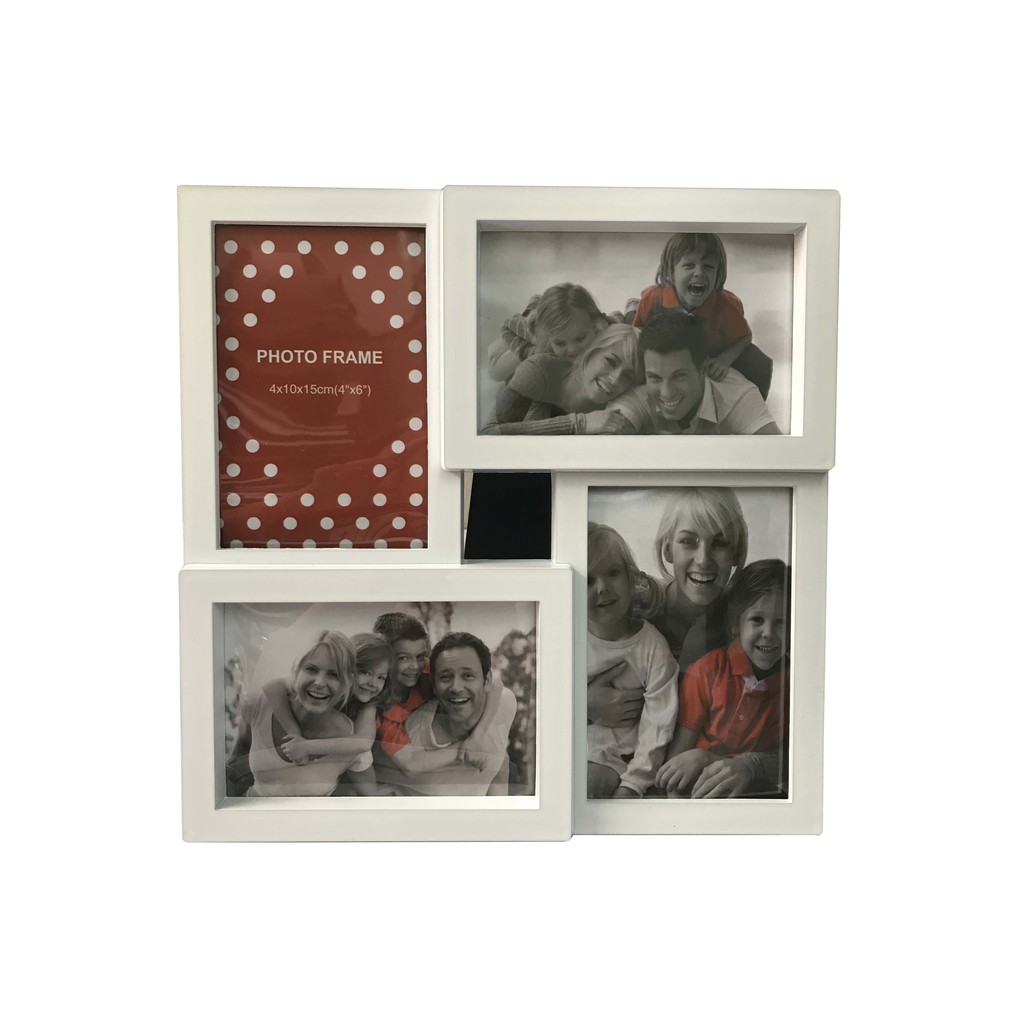 Multi Family Wall Hanging Picture Photo Frame 4R - 4 Slots