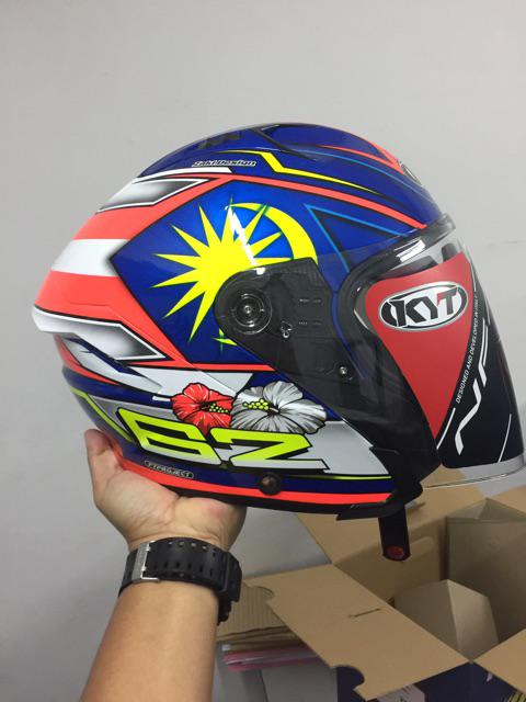 KYT HELMET NFJ MERDEKA 62 LIMITED EDITION LAST STOK ...