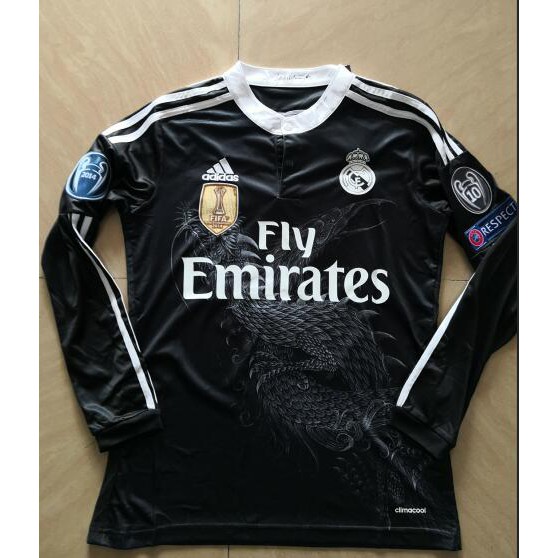 real madrid away jersey long sleeve