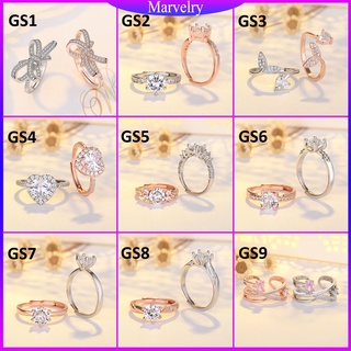 【Ready Stock KL】S925 Silver & Rose Gold Woman Women Perempuan Premium Luxury Ring Cincin 💍❤
