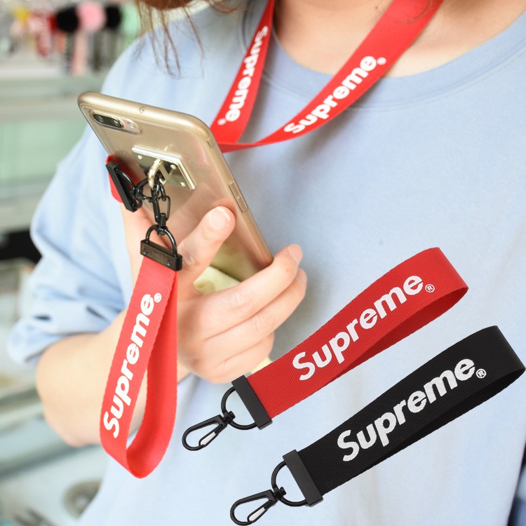 Supreme Webbing Keychain キーホルダー レッド 全国組立設置無料 - 小物