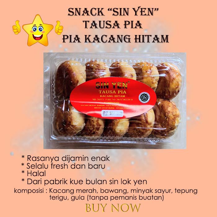 HITAM Snack PIA SIN YEN TAUSA Black Peanut | Shopee Malaysia