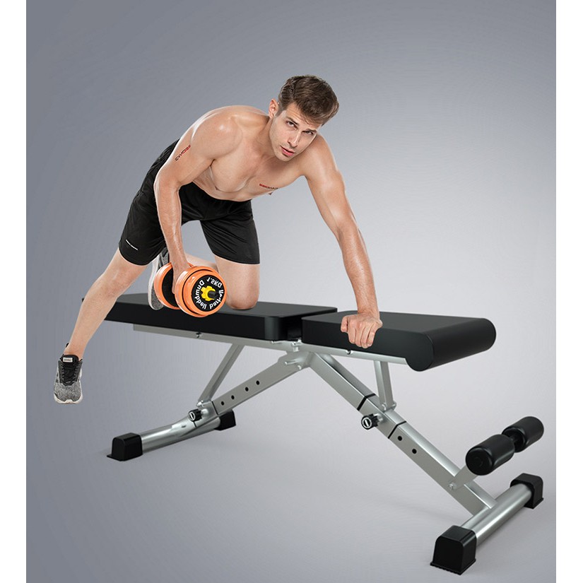 Gym bench workout exercise bench folding bench Shopee Malaysia