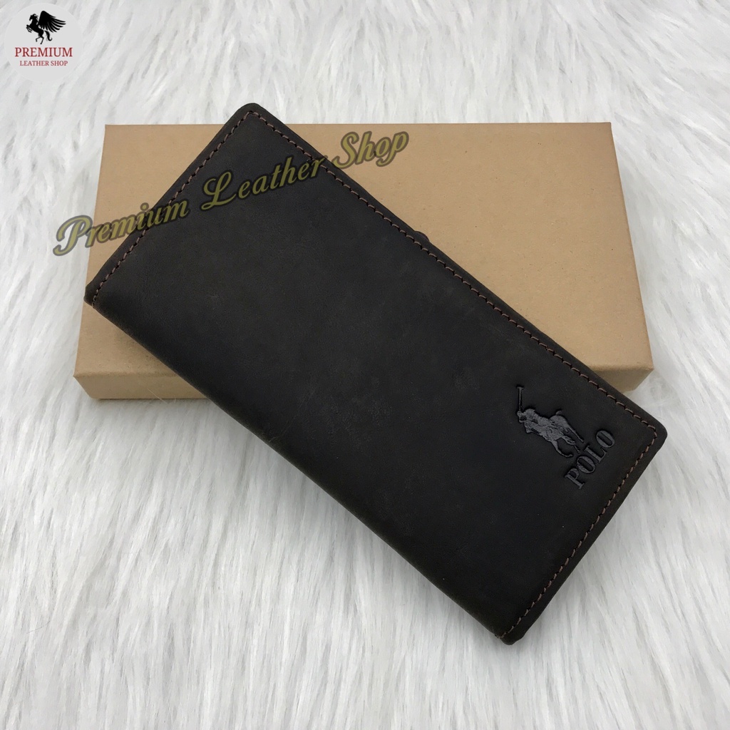 Timberland/Camel/Polo/Lee/Hummer/Kickers Leather Men Wallet Long Wallet Genuine Cow Leather Dompet Kulit Panjang