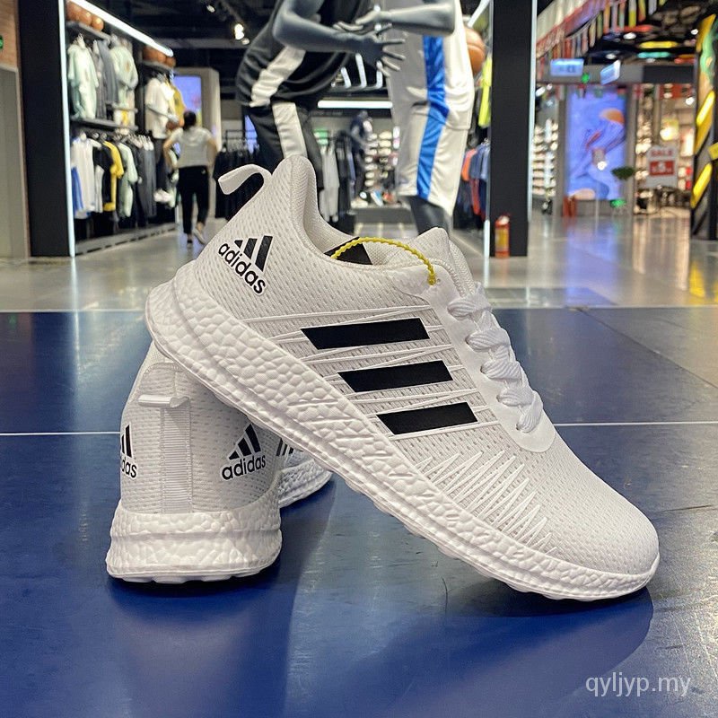 shoes sneakers White Sports Shoes Korean version new AD popcorn bottom surface knitted breathable men's and women's sports shoes women's sports shoes sports shoes with wear -resistant running shoes