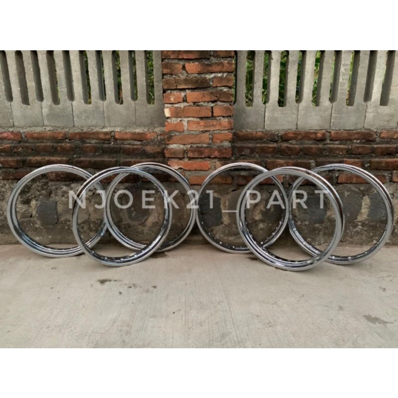 Iron DID Rims Size 140 160 185 215 250 RING 17 DID Crome Original Smooth DID Iron Rims DID Size 160 185 215 250 RING 17 Rims DID CHROME RING 17 And 18 [140-160-185-215-250] Chrome DID Iron Rims