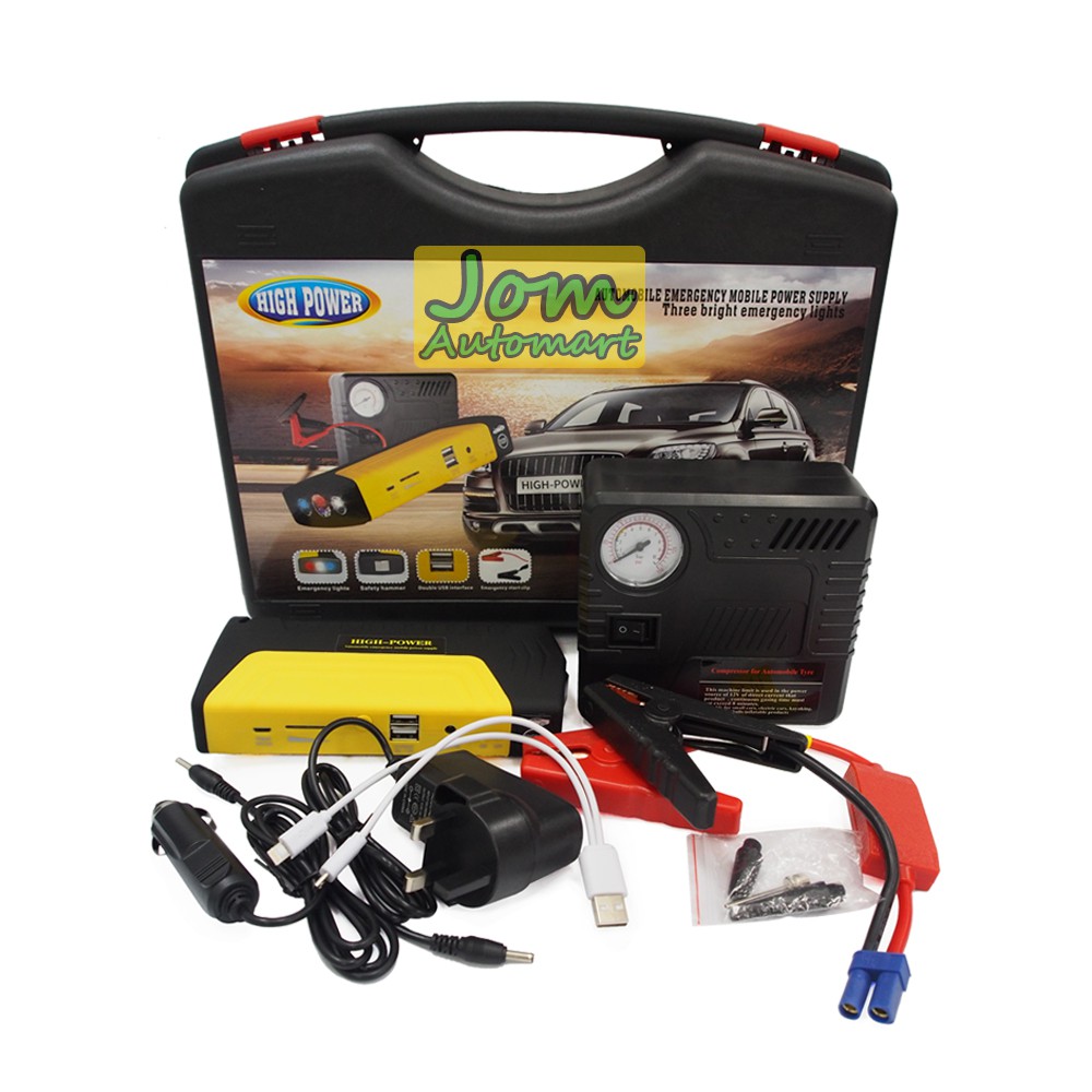 Jump Start Car PowerBank (50800mAh) & Tire Inflate Device Emergency