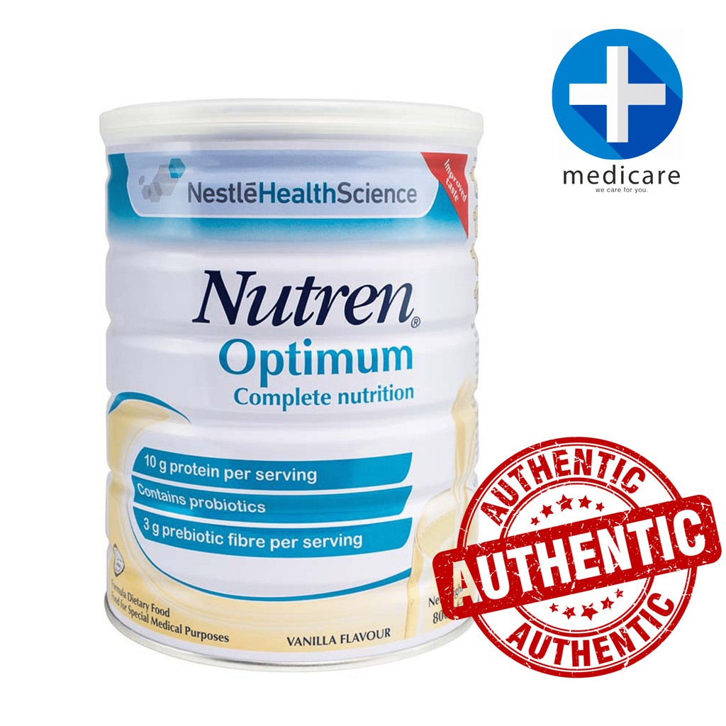 Nestle Nutren OPTIMUM 800G (COMPLETE NUTRITION) | Shopee Malaysia