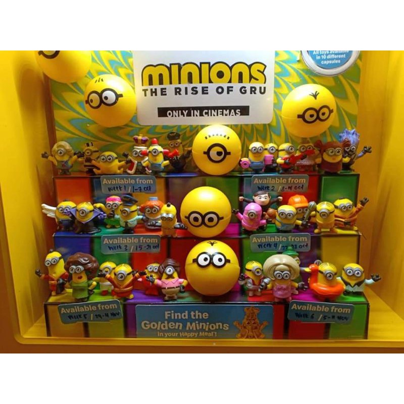 Ready Stock Mcdonalds Mcd Mcdonald S Happy Meal Toy Minions The Rise Of Gru Shopee Malaysia