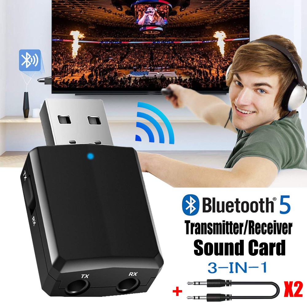 wireless audio transmitter and receiver for headphones