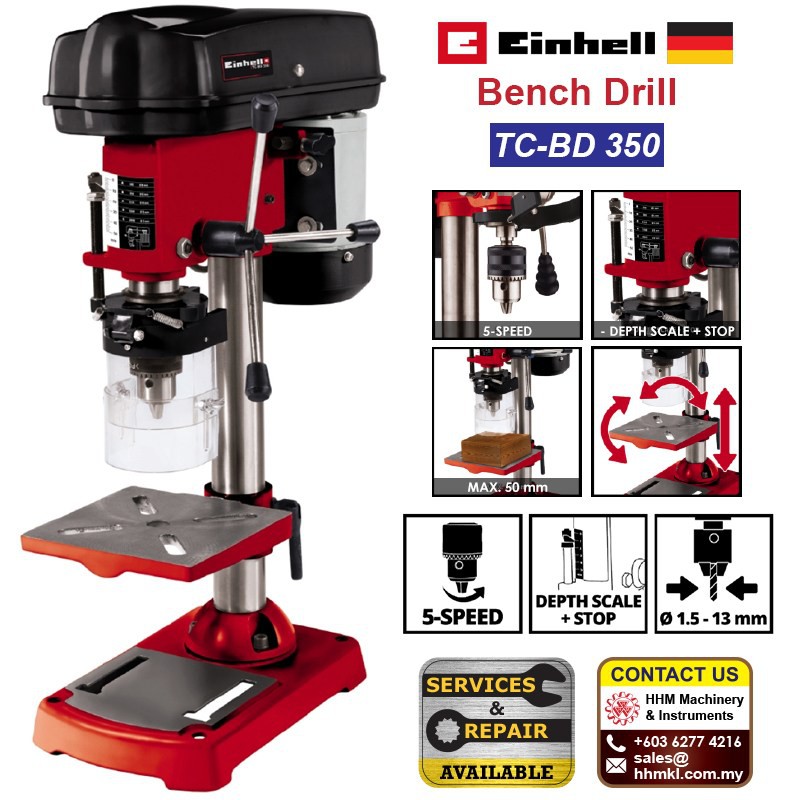 EINHELL Bench Drill TCBD 350 Shopee Malaysia