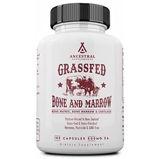 Ancestral Supplements Grass Fed Bone and Marrow — Whole Bone Extract (Bone, Marrow, Cartilage, Collagen). See Other Ingredients