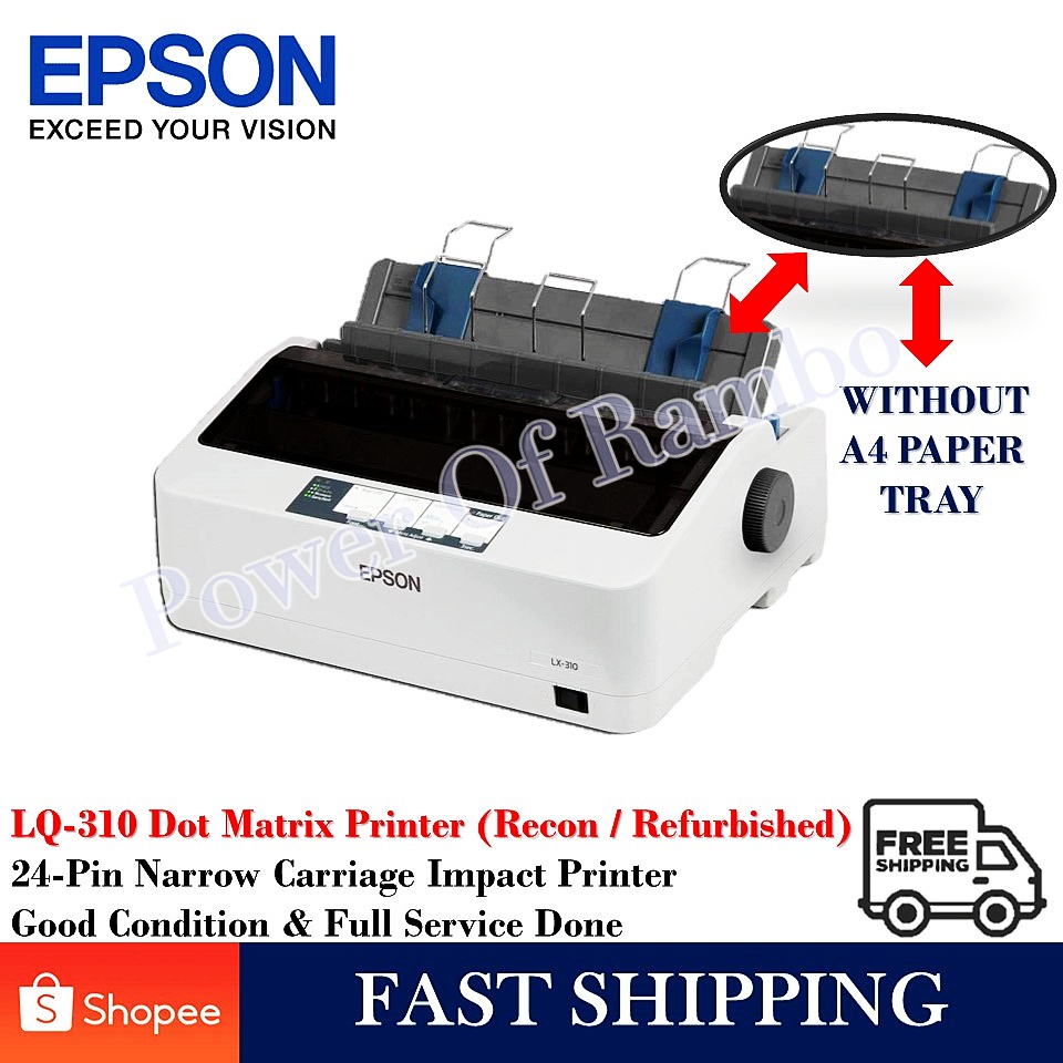 Epson LQ310 Dot Matrix Printer Recon /Epson LQ310 Dot Matrix Printer