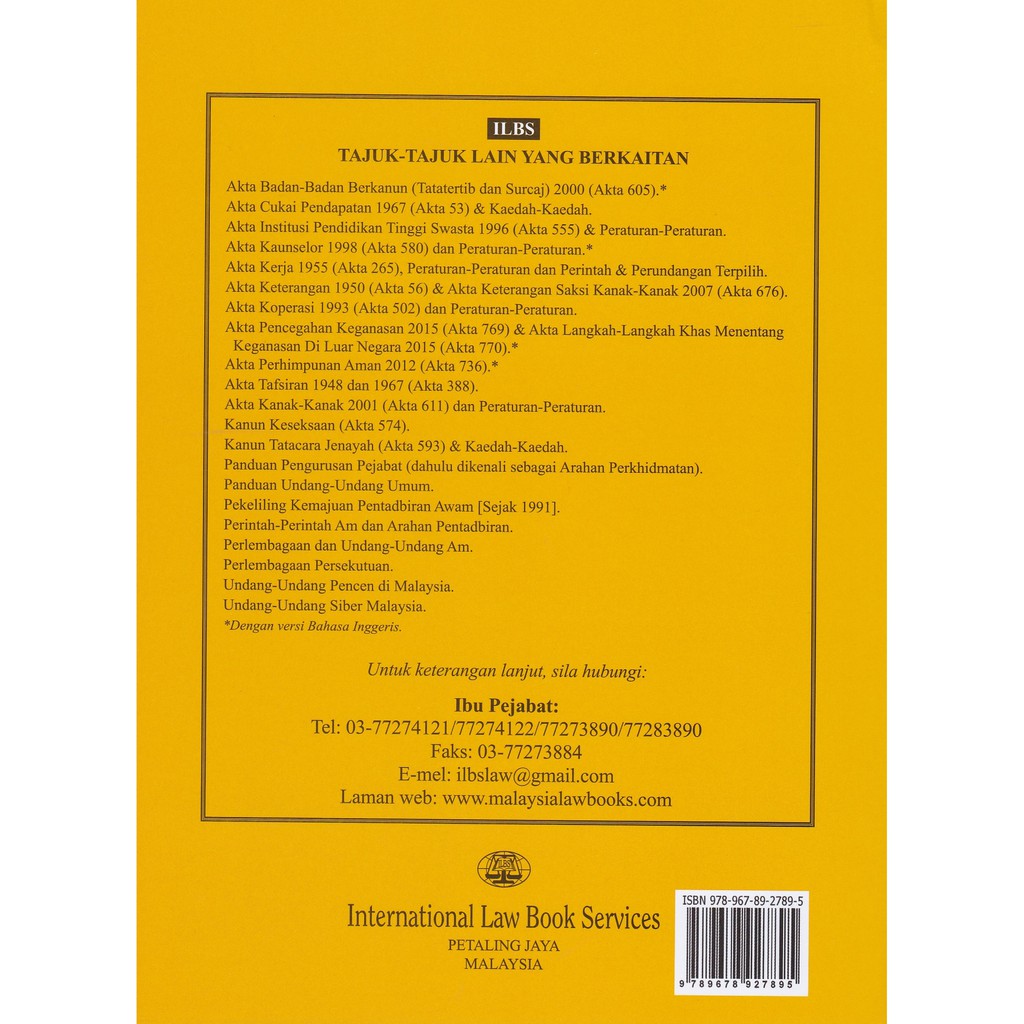 Akta Pendidikan 1996 Akta 550 Peraturan Peraturan Kaedah Kaedah Terpilih Hingga 10hb Jun 2021 Shopee Malaysia