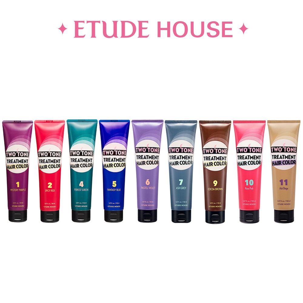 Etude House Two Tone Treatment Hair Color (150ml) [Wako Beauty