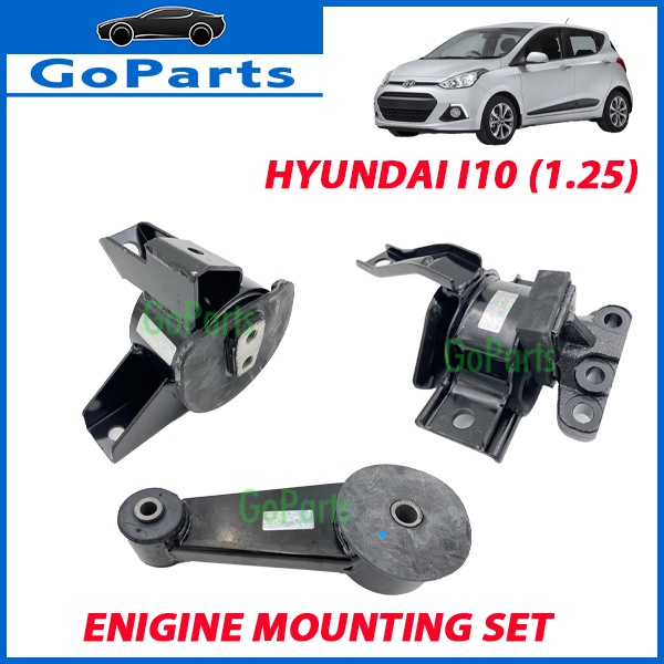 HYUNDAI i10 1.25cc [20072013] ENGINE MOUNTING SET 3PCS Shopee Malaysia