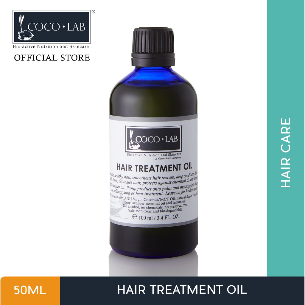COCOLAB Hair Treatment Oil - Leave-In Hair Oil (50ml) [Weak Hair, Brittle Hair, Damaged Hair, Split Ends]
