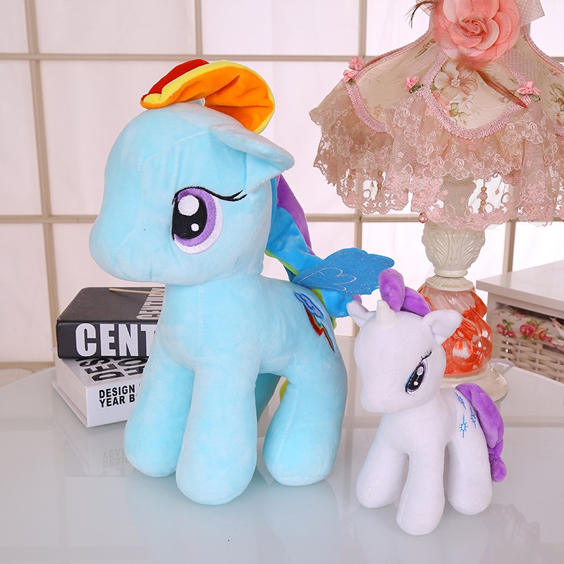 blue unicorn soft toy