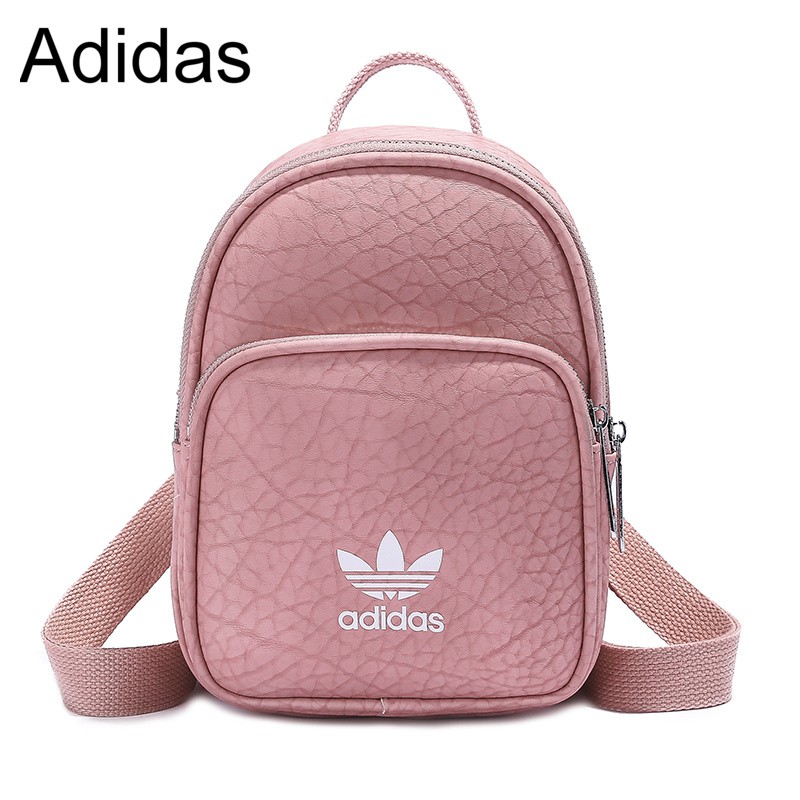 adidas pink leather backpack