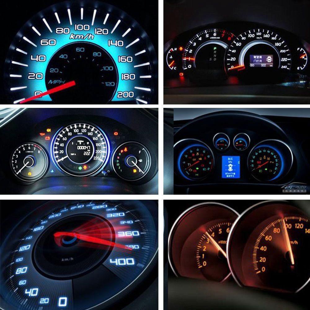 Quality Durable 1Pcs T5 W1.2W LED Car Interior Lights Wedge Instrument Light Dashboard Gauge Lamp Meter Bulb - Image 4