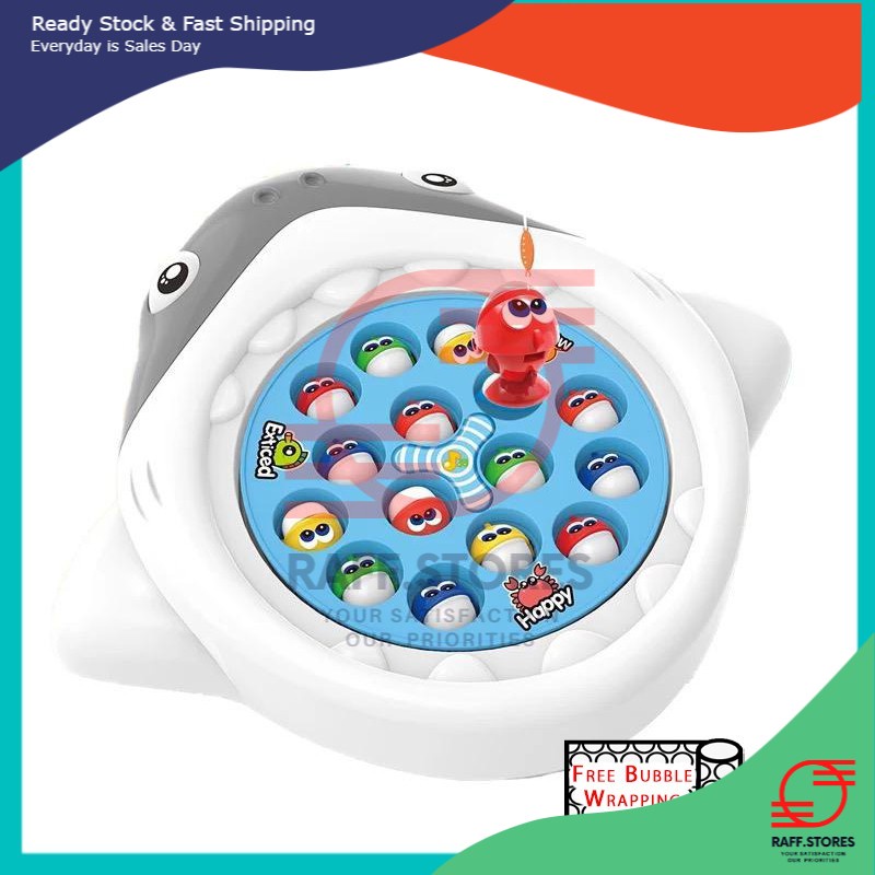 READY STOCK Baby Shark Fishing Game With Baby Shark Song Educational