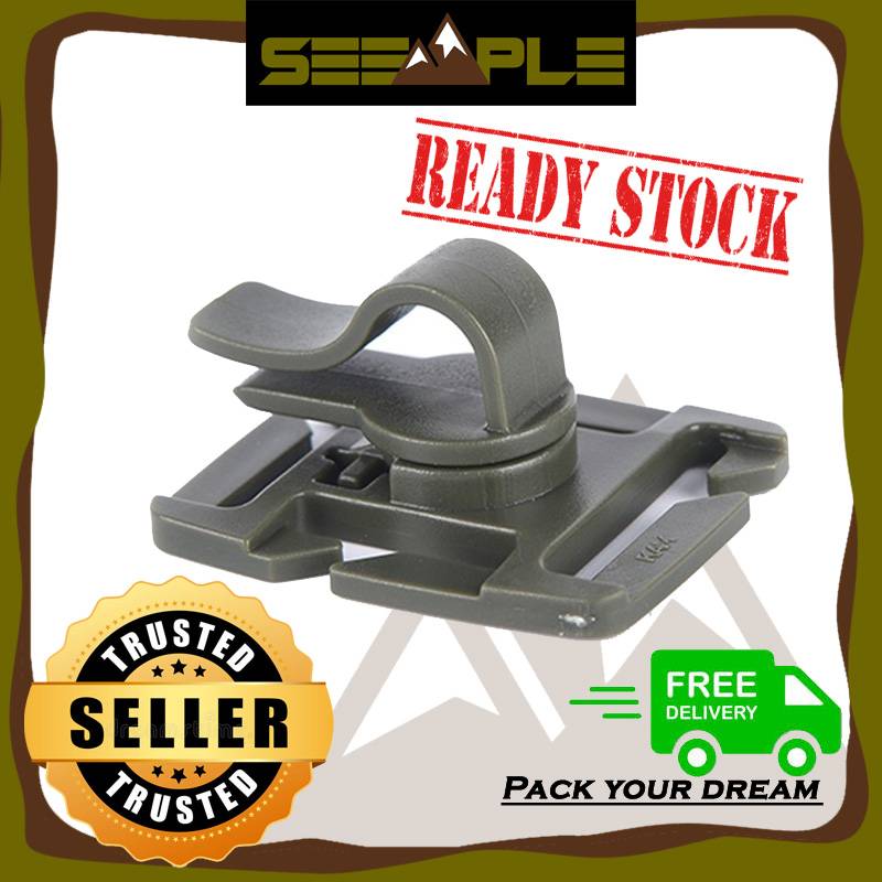 (Black Colour Only) Drink Tube Clip Pipe Hose water Rotatable Camel Hydration Bladder backpack