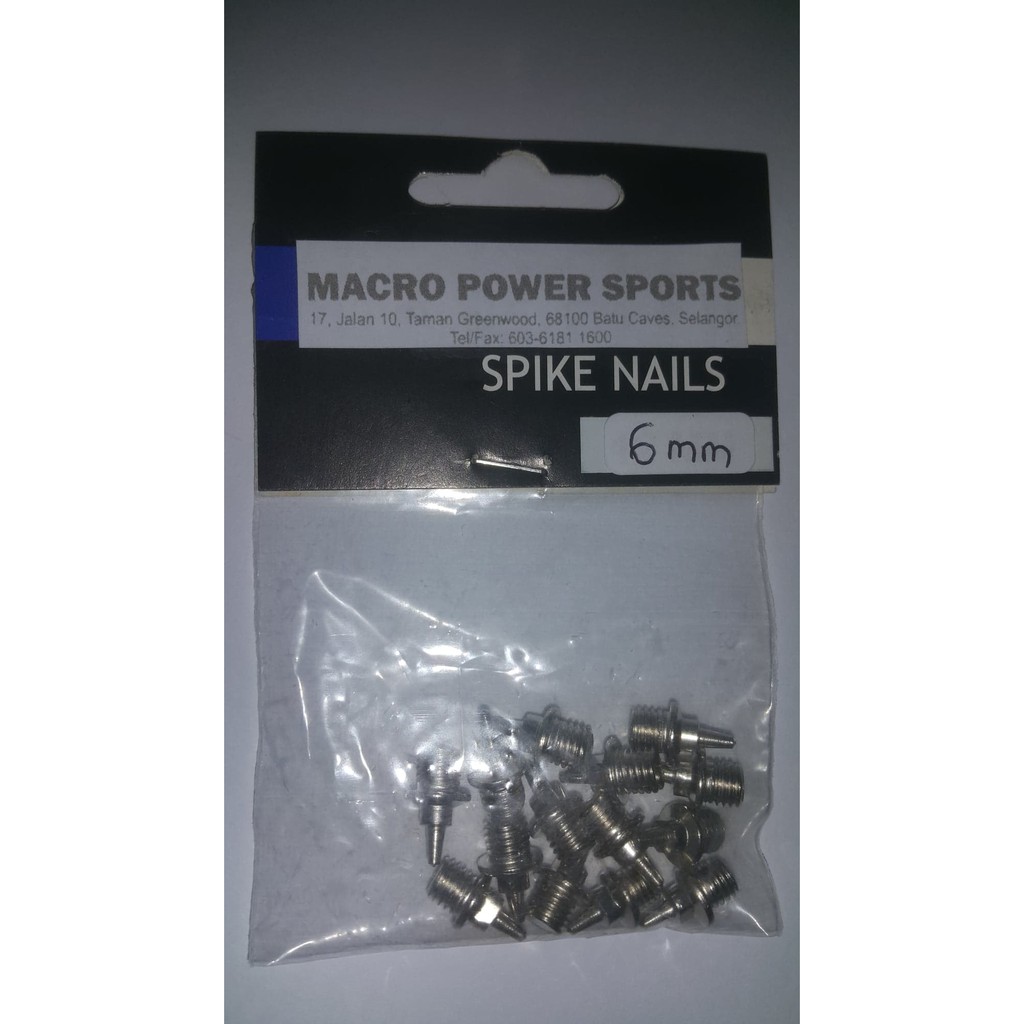 6mm spikes for track