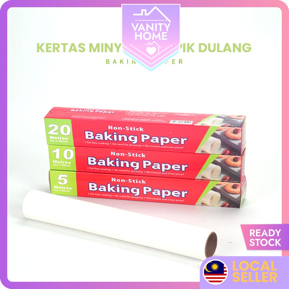 Vanity Home Kertas Minyak Pelapik Dulang Baking Paper Non-Stick ...