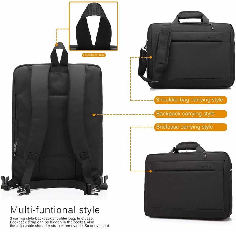 briefcase style backpack
