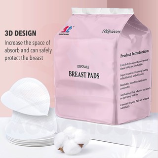 [100pcs] MOMO HOUSE Disposable Breast Pad Breastpad - 150ml absorption ...