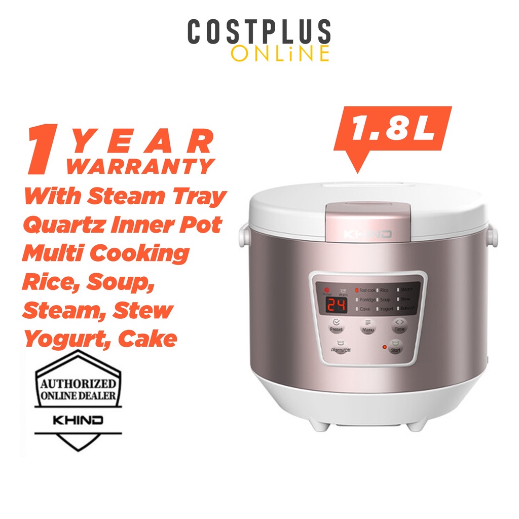 Khind Toshiba Digital Rice Cooker Multi Cooker Electric Steam RCM18 RC-10NMFIM similar Dessini Gaabor Pensonic Cornell