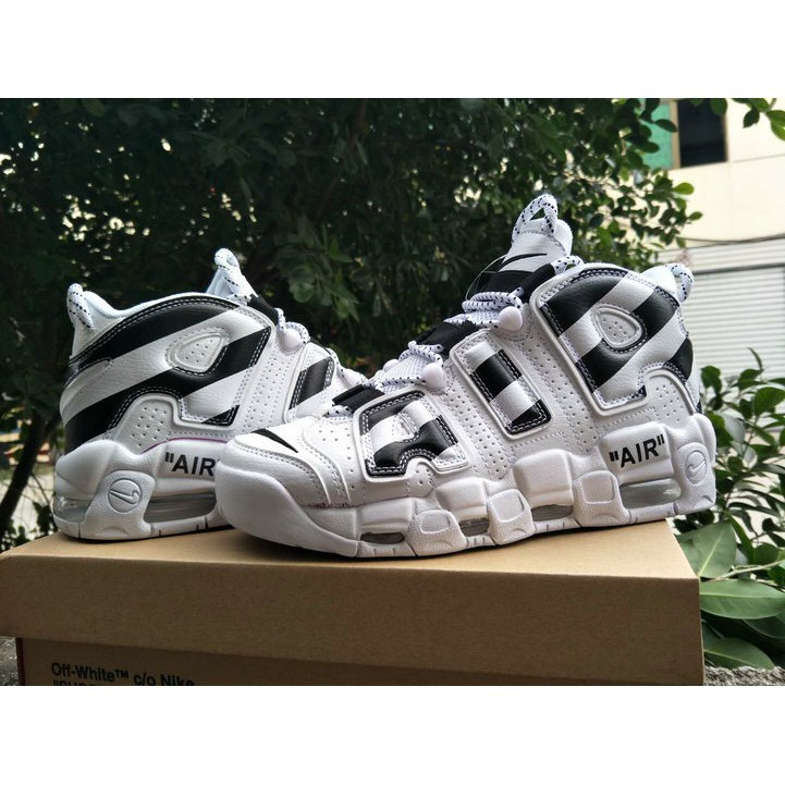 Despertar ponerse en cuclillas recuperar 2018 Air Uptempo x Air More Uptempo x OFF WHITE Black White | Shopee  Malaysia