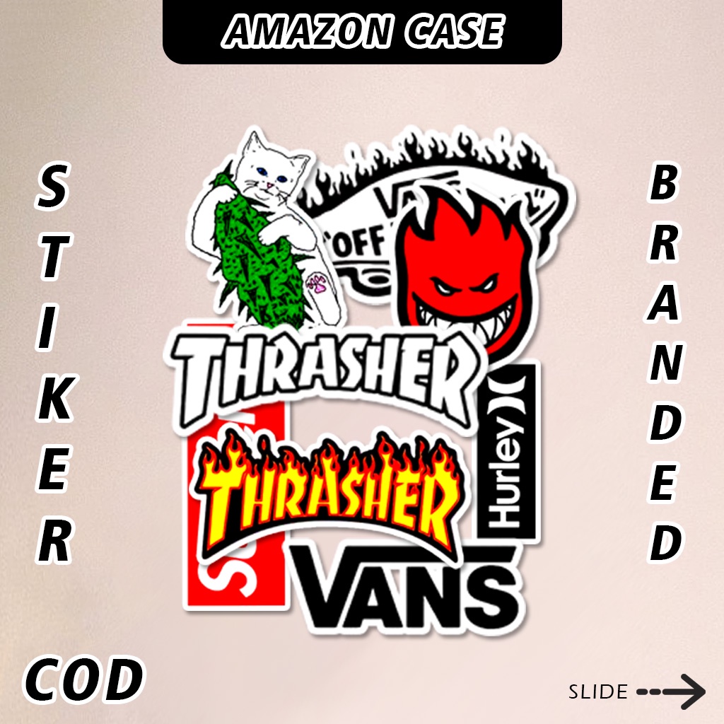 Contents 8 PCS Branded Cutting Stickers For All For Mobile Phones Mobile Phone Stickers