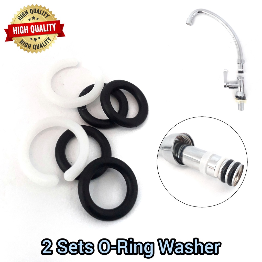 2 Sets O Ring Washer For Home Kitchen Water Bibtap Kitchen Tap Faucet For Prevent Leaking Shopee Malaysia