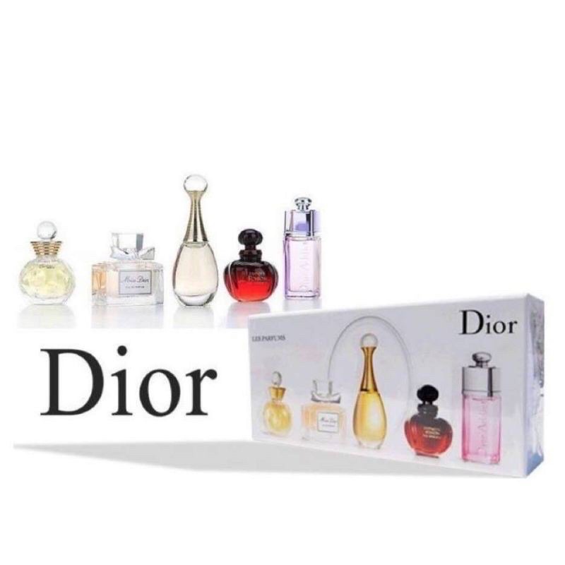 mini perfume dior 5 in 1