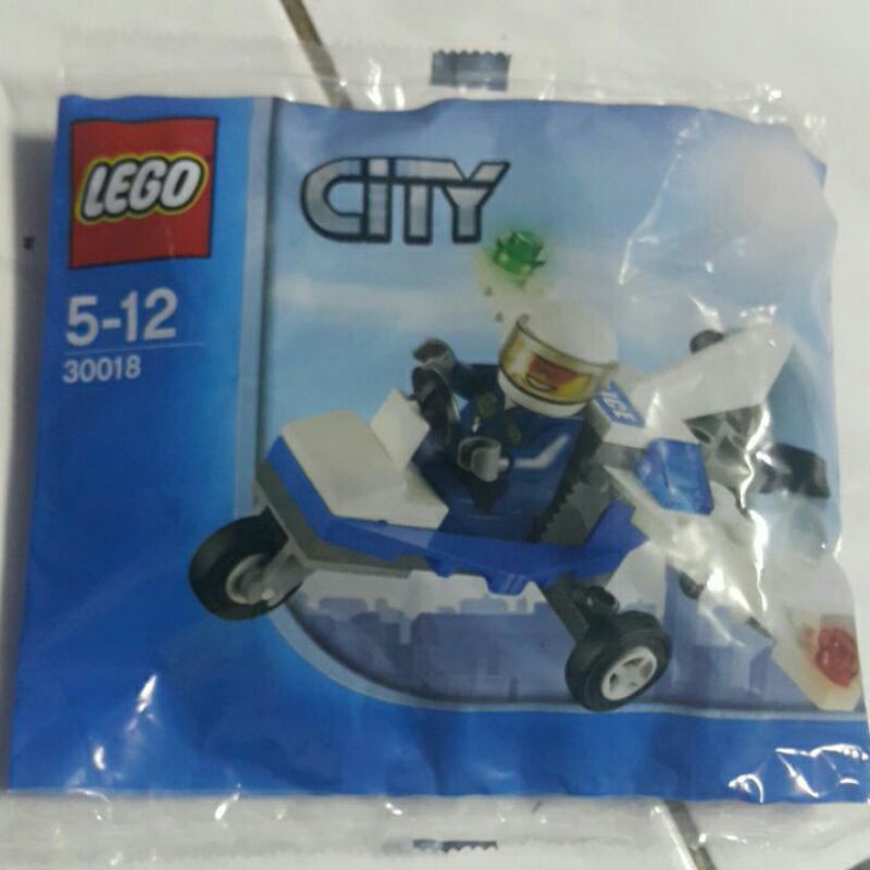 Lego 30018 Police Microlight (clear Stock) 