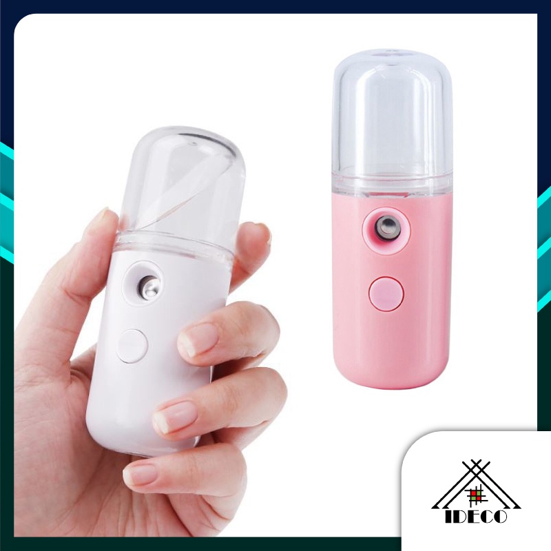 iDECO Mini Nano Spray Facial Steamer Face Sprayer Mist Sprayer Nano USB ...