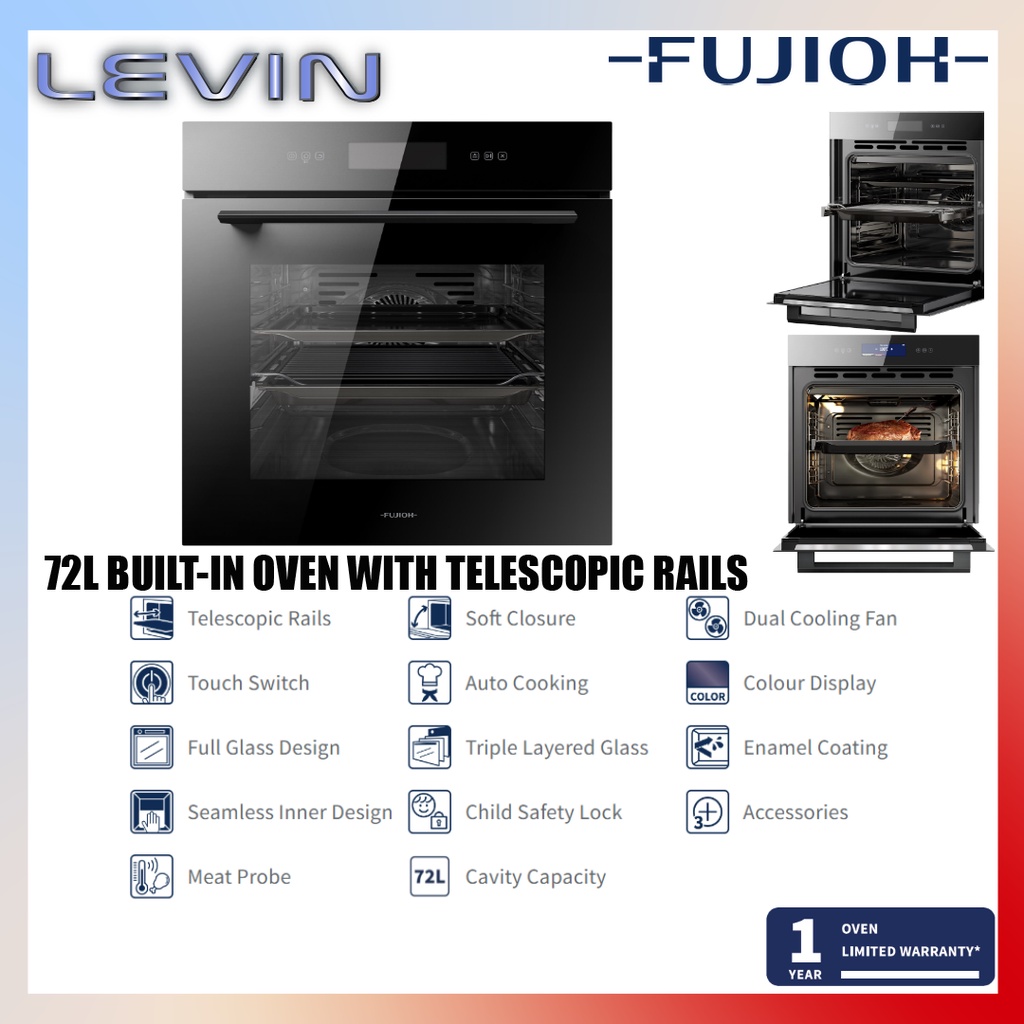 Fujioh 70L 72L BuiltIn Oven Shopee Malaysia