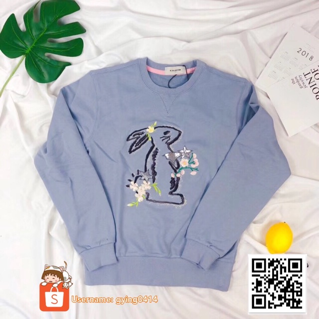 coach selena bunny hoodie