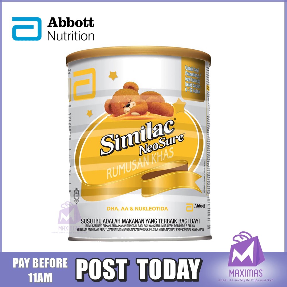 370g Abbott Similac Neosure Rumusan Khas Formula Milk Powder 0