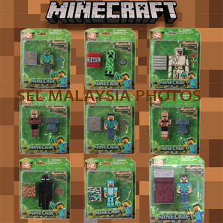 [Ready Stock] 1:1 Minecraft LEGO DIY TOYS 1PCS MOLD COLLECTION GIFT