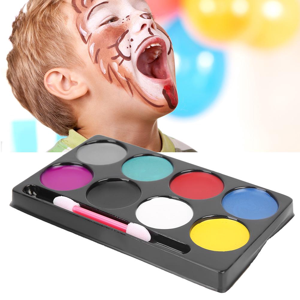 8 Colors Nontoxic Oil Paint Face Body Halloween Day Children Painting