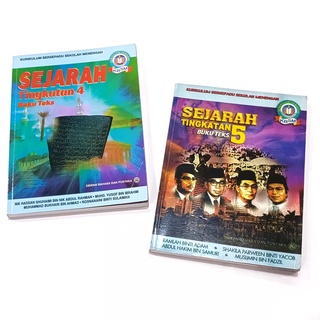 Sejarah Tingkatan 4 dan 5 Buku Teks [KBSM] (used)  Shopee Malaysia