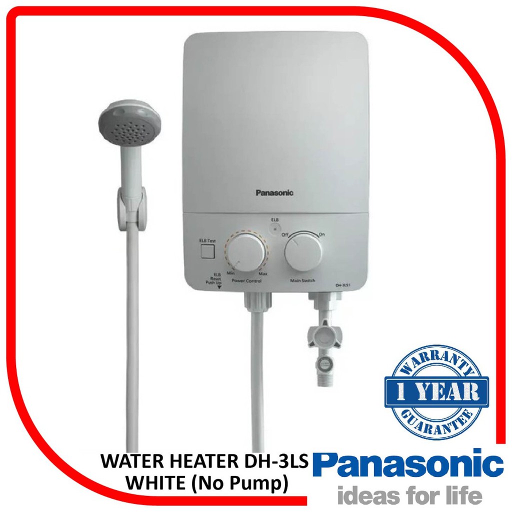 PANASONIC WATER HEATER DH3LS1 WHITE (No Pump) Shopee Malaysia